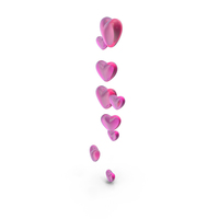 Glass Hearts PNG & PSD Images