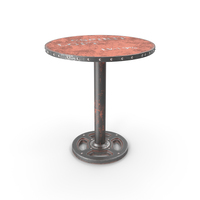 Moe's Home Wheel Round Dining Table in Orange PNG & PSD Images