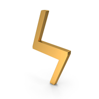 Gold Koppa Greek Letter Icon PNG & PSD Images