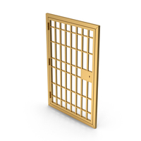 Gold Cell Door PNG & PSD Images
