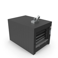 Industrial Deck Bakery Oven With Buns PNG & PSD Images