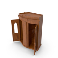 Church Confessional Booth Open PNG & PSD Images
