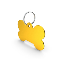Dog Collar Tag Gilded PNG & PSD Images