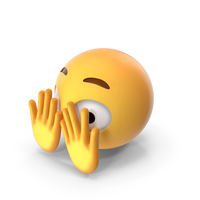 Emoji Peeking Face PNG & PSD Images