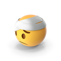 Emoji Bandaged Head Face PNG & PSD Images