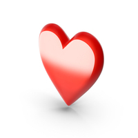 Emoji Red Heart PNG & PSD Images