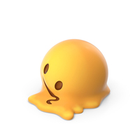 Emoji Melting Face PNG & PSD Images