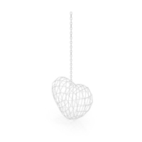 Monochrome Heart Cage PNG & PSD Images