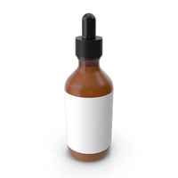 Amber Bottle Containers Blank PNG & PSD Images