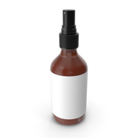 Amber Bottle Containers Part Blank PNG & PSD Images
