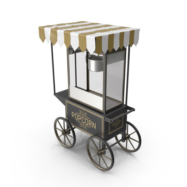 Popcorn Cart PNG & PSD Images