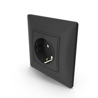 Black Wall Socket B PNG & PSD Images