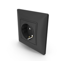 Black Waterproof Socket PNG & PSD Images