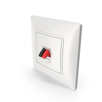 White Audio Wall Socket PNG & PSD Images