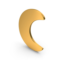 Gold Off Moon Decoration Icon PNG & PSD Images