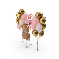 Balloons Decoration For Birthday PNG & PSD Images