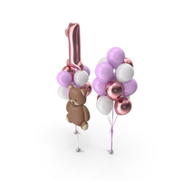 Balloons Decoration For Birthday PNG & PSD Images