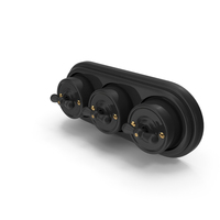 Black 3x Vintage Switch PNG & PSD Images