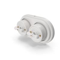 White 2x Vintage Switch PNG & PSD Images