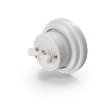White Vintage Switch PNG & PSD Images