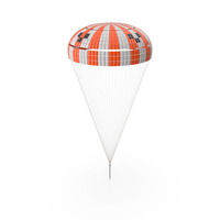 Capsule Single Parachute Orange PNG & PSD Images
