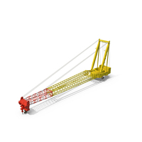 Crane for Floating Construction Vessel PNG & PSD Images