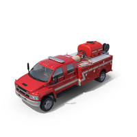 Fire Department Truck with Tank PNG & PSD Images