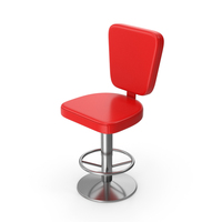 Red Chair / Stool PNG & PSD Images