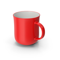 Red Ceramic Cup / Mug PNG & PSD Images