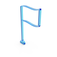 Achievement And Success Flag Icon Glass PNG & PSD Images