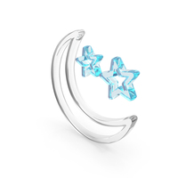 Islamic Moon Icon Glass PNG & PSD Images