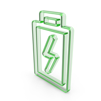 Glass Battery Charging Outline Icon PNG & PSD Images