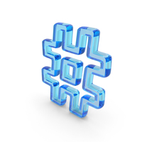 Out Line Hashtag Icon Glass PNG & PSD Images