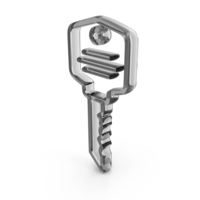 Glass Key Outline Icon PNG & PSD Images