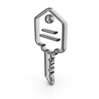 Glass Key Outline Icon PNG & PSD Images