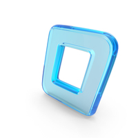 Glass Rectangle Outline Icon PNG & PSD Images