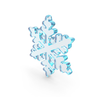 Glass Snowflake Icon PNG & PSD Images