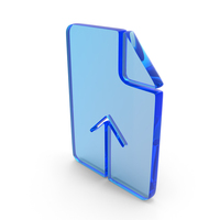 Upload Document Icon Glass PNG & PSD Images
