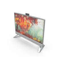 Dell Inspiron With Artistic Abstract Wallpaper PNG & PSD Images