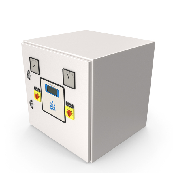 Industrial Control Panel With Gauges And Keypad PNG & PSD Images