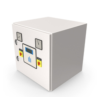 Industrial Control Panel With Gauges And Keypad PNG & PSD Images