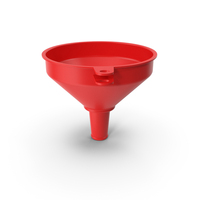 Red Plastic Funnel PNG & PSD Images