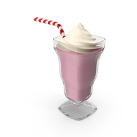 Strawberry Milkshake PNG & PSD Images