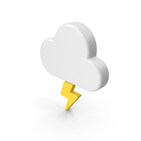 Lightning Weather Icon PNG & PSD Images