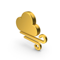 Gold Weather Icon Wind PNG & PSD Images
