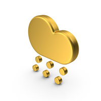 Gold Weather Icon Hail PNG & PSD Images
