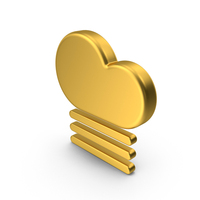 Gold Weather Icon Fog PNG & PSD Images