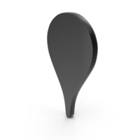 Gps Location Pin Icon Black PNG & PSD Images