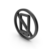 No mobile Phone Permitted Icon Black PNG & PSD Images