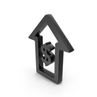 Out Line Dollar Rate Increase Icon Black PNG & PSD Images